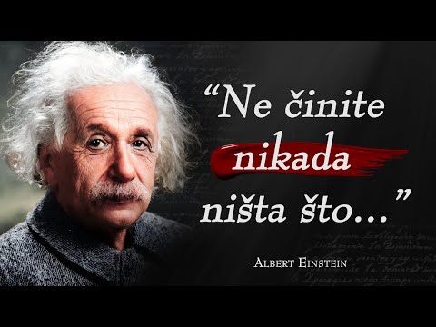 Albert Einstein - Nadahnjujući Citati Genija