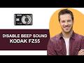 How To Disable Beep & Shutter Sound on Kodak PIXPRO FZ55 - Full Guide