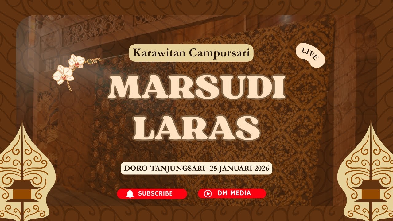 ::: LIVE KARAWITAN MARSUDI LARAS - WEDDING FERRY  & OKA PUTRI DELIA - EREN DIGITAL AUDIO - DM MEDIA