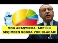 AKP'NİN TEK SEÇİMLİK ÖMRÜ KALDI... İŞTE SON ARAŞTIRMA VE ANKET SONUÇLARI!