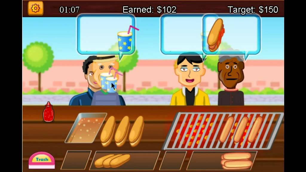 Funny Hotdog Shop Game Y8 Com Online Games By Malditha Youtube