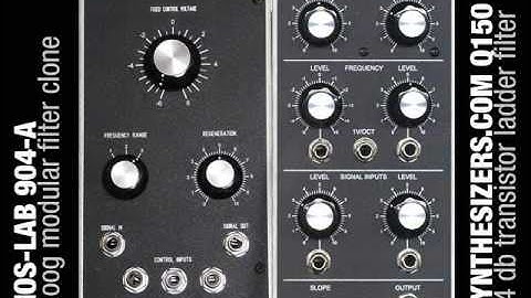 Mos-Lab 904-A vs. Synthesizers.com Q150 - a filter comparison