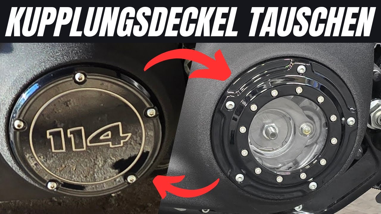 Harley Davidson Softail Kupplungsdeckel Derby cover tauschen montieren