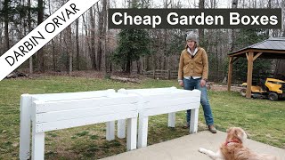 How To Make the Most Cheap &amp; Efficient Garden Boxes (Raised Planters)