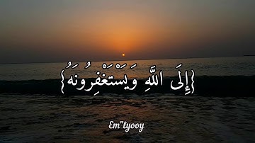 القارئ انس الشافعي - {أفلا يتوبون إلى الله ويستغفرونه والله غفور رحيم} - {من سورة المائدة}