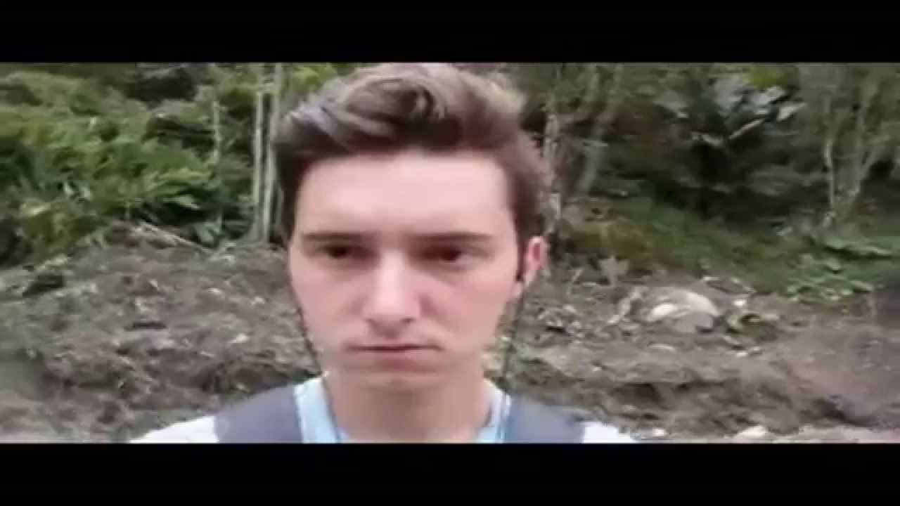 Kicked in the head by a Train SlowMotion 1080p