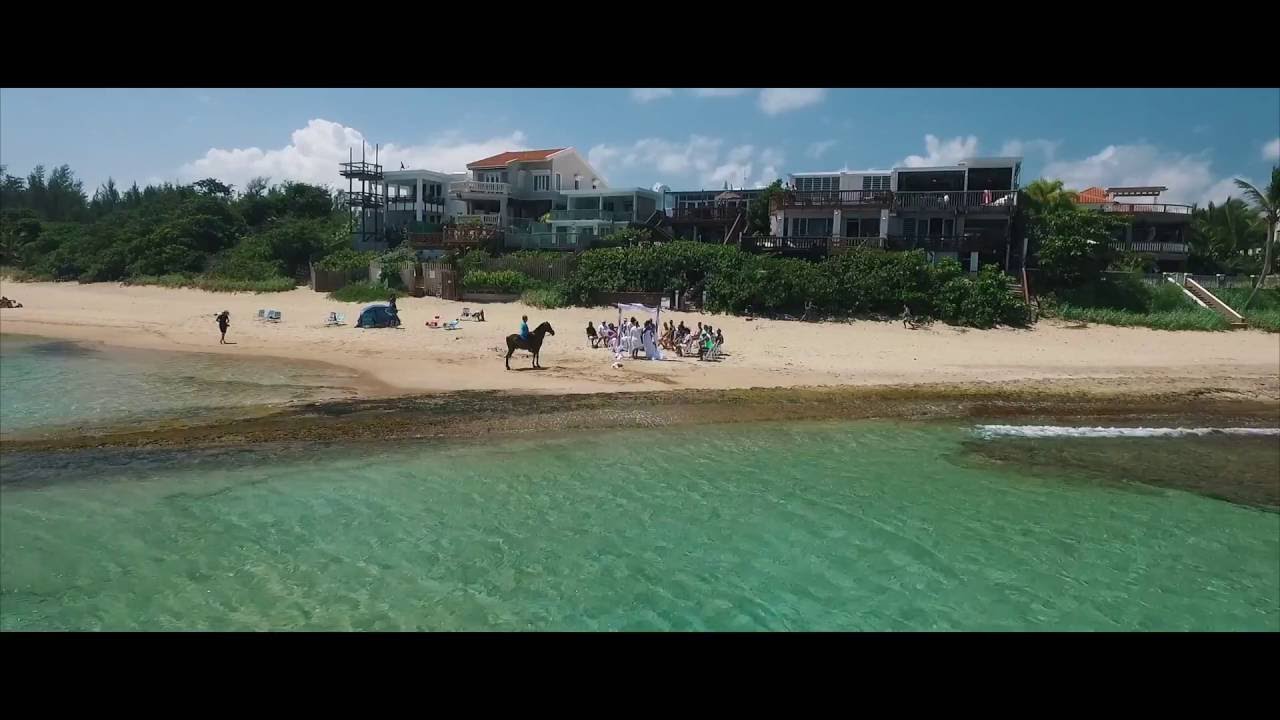Puerto Rico Barefoot on the Beach Wedding of Shalon & Russell