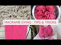 Macrame dying: Tips and Tricks 2023 || How to dye macrame cord #youtube #subscribe
