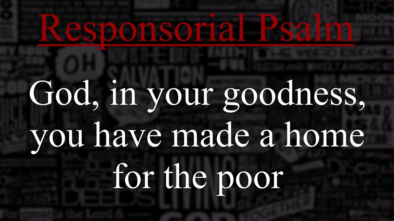 [CANTOR] 22ND SUNDAY IN ORDINARY TIME - August 28, 2022 - (RESPOND & ACCLAIM)