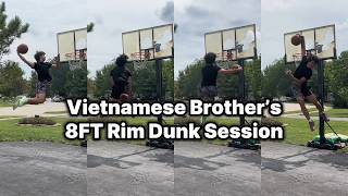 8FT Dunk Session with Vietnamese Brothers | Crazy Dunk Practice