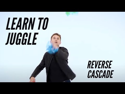 Tutorial - Learn the Reverse Cascade with 3 scarves [Beginner Trick]