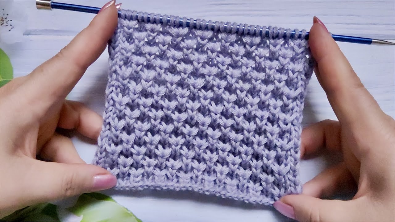 Dense Relief Knit Stitch| Dichtes Reliefmuster stricken| Punto a rilievo denso| Punto relieve denso