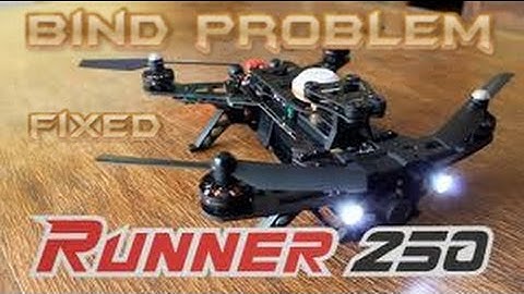 How to fix the walkera runner 250 bind problem