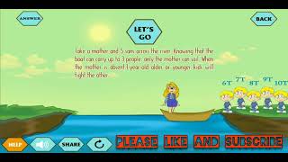 Mother and 5 sons | River IQ crossing | Chapter-1 Logic-11