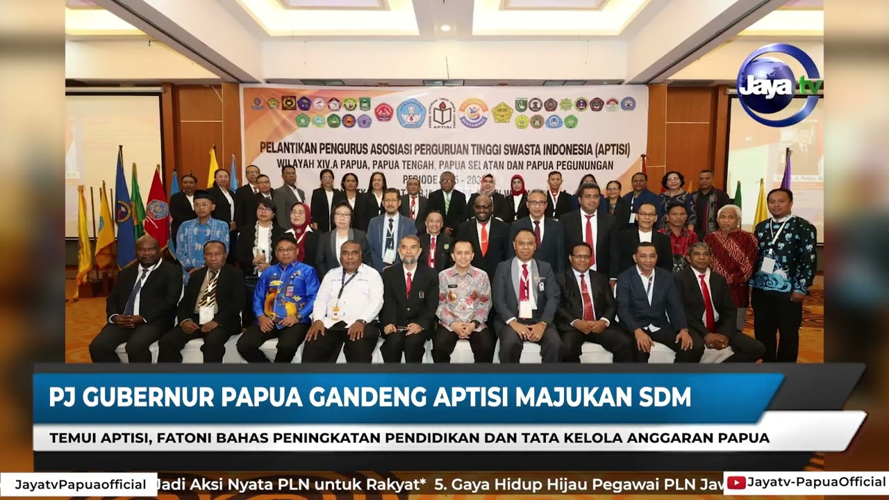 PJ GUBERNUR PAPUA GANDENG APTISI MAJUKAN SDM