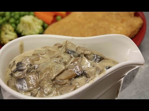 Грибной соус. Соус с грибами к мясу/макаронам/картофелю. Очень вкусный нежный сливочный соус!