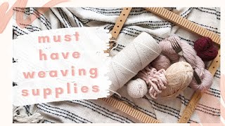 supplies for weaving - what I use to weave