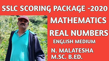 SSLC/10Std/P-8/REAL NUMBERS /MATHS /SCORING PACKAGE MARCH-2020 ANALYSIS 80MARKS.ENGMED