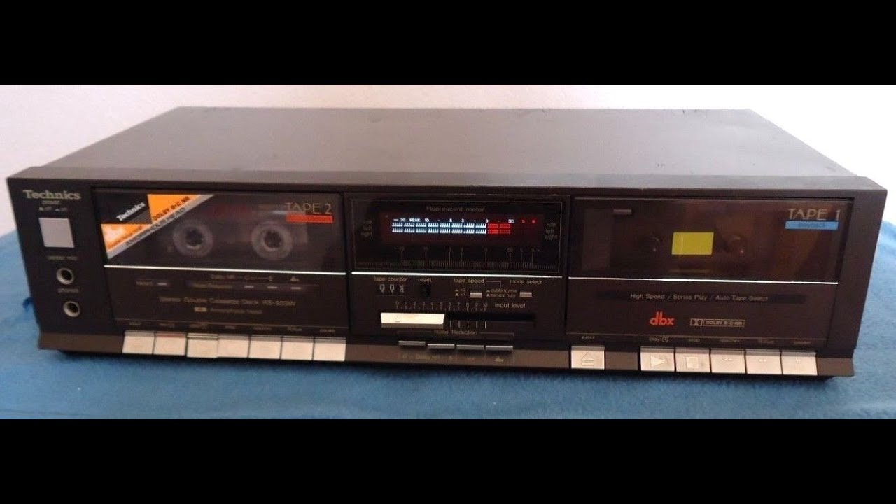 Technics RS-933W Dual Cassette Deck___(sn-CC5J02A218) - YouTube