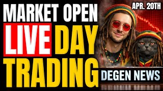 LIVE DAY TRADING  $1M: Stock Market Open, Iran Update & The Week Ahead