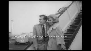1960 Sandra Dee and Bobby Darin marry archival footage