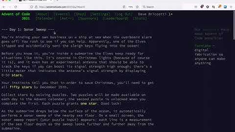 Advent of Code 2021 Day 1, Part 1, Python Solution