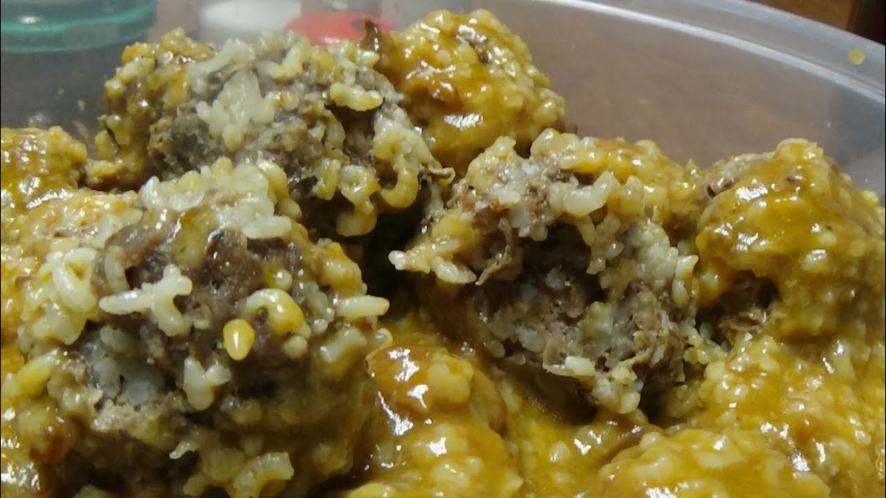 Recipe for Ground Beef Porcupine Meatballs using my Power Pressure