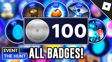 [EVENT] How to get ALL 100 EVENT BADGES & ITEMS in THE HUNT: FIRST EDITION | Roblox