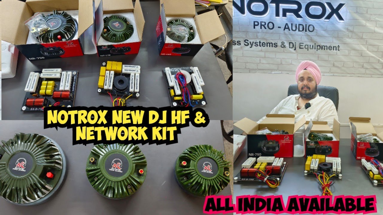 Notrox Pro Audio All Types of Dj Hf & Network plate range || Best ...