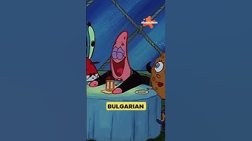 SpongeBob in different languages