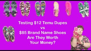 Testing 12 Temu Dupes vs 85 Brand Name Women s Shoes