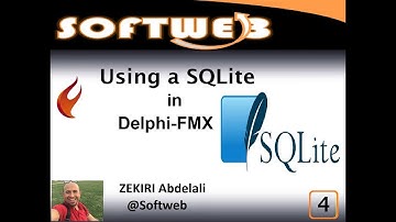 Using a SQLite in Delphi - FMX -[4] - الاتصال بقاعدة بيانات سكلايت بالدلفي