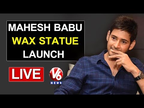 Mahesh Babu Wax Statue Launch At AMB Cinemas LIVE | V6 News