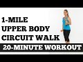 Walk at Home, Indoor Walking, Low Impact, Strength Training: 1 Mile Upper Body Circuit