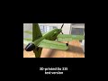 DO335 3D Printed RC Aircraft Prototype Version