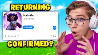 This NEW *LEAK* CONFIRMS Fortnite Mobile is Returning Soon