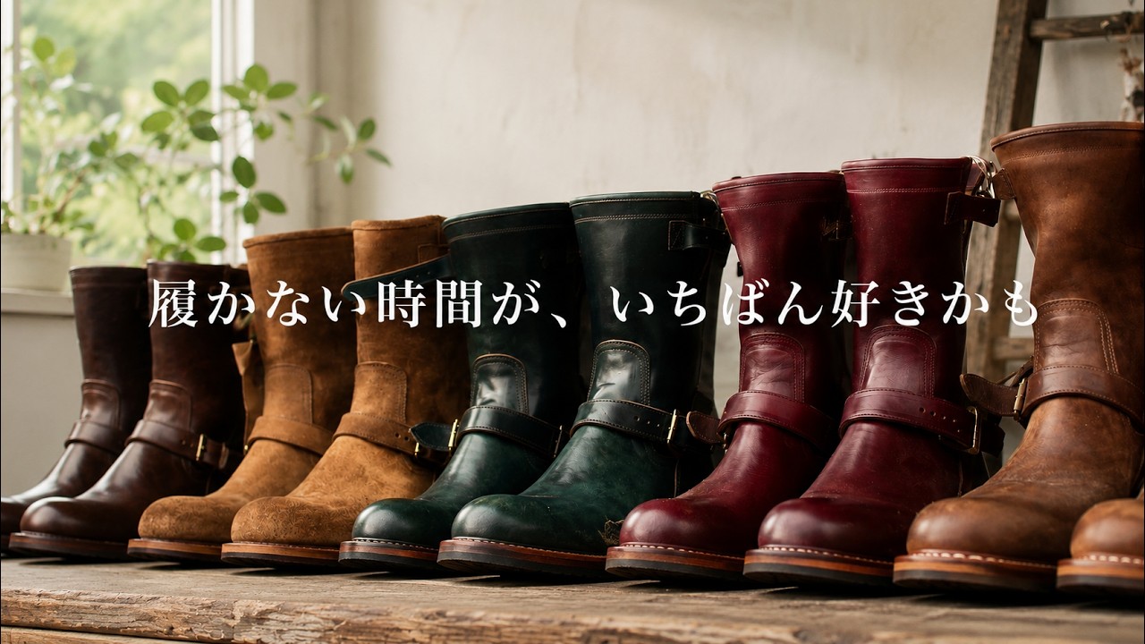 革靴は履くだけじゃない。男の「コレクション魂」は止まらない。