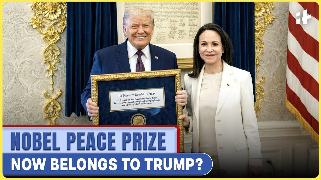Trump ACCEPTS Nobel Peace Prize Medal from Venezuela’s Machado