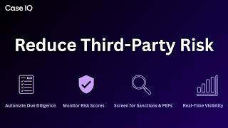 Third-Party Management Software: Automate Due Diligence & Vendor Risk Monitoring