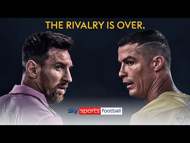 The rivalry is over!  Cristiano Ronaldo vs Lionel Messi 👀 