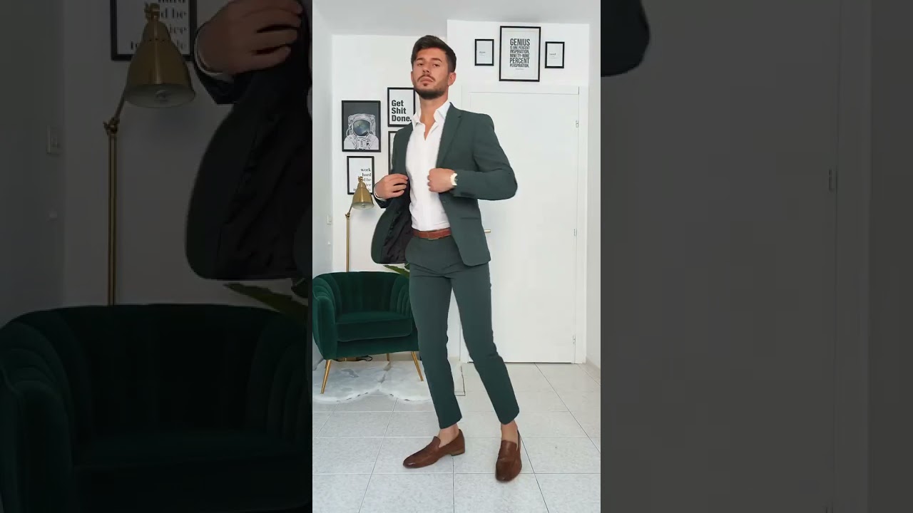 How To Style Men's Green Suit