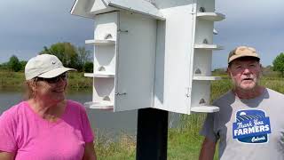 Meet Pat & Patricia Hermsen Landlords of The Purple Martins. 9/5/20