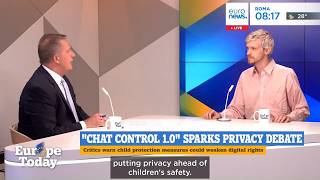 Digital rights expert: "Chat Control means mass surveillance."