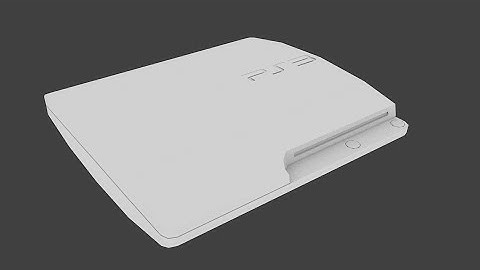 Blender Tutorial - Modeling a PS3 - part 1