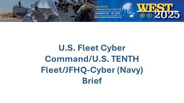 U.S. Fleet Cyber Command/U.S.TENTH Fleet/JFHQ-Cyber (Navy) Brief