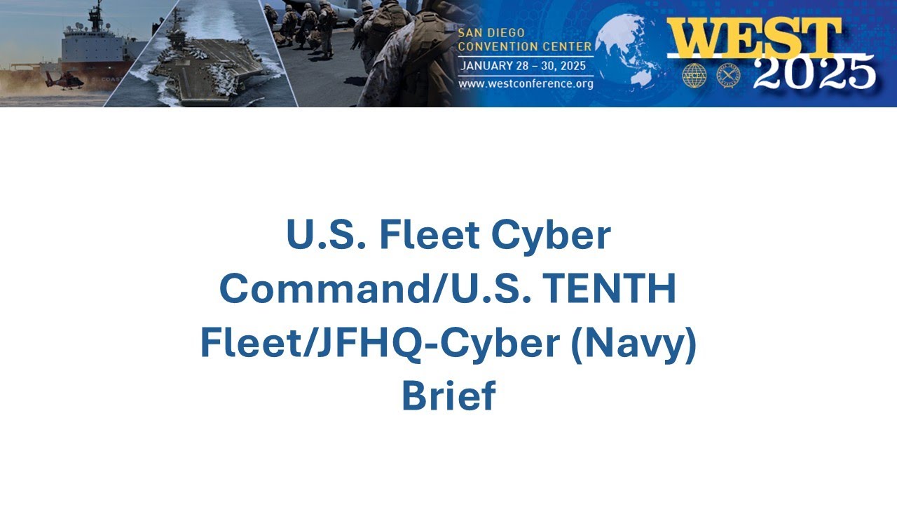 U.S. Fleet Cyber Command/U.S.TENTH Fleet/JFHQ-Cyber (Navy) Brief