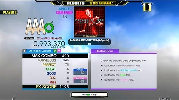[SM5/DDR A] PARANOiA MAX ~DIRTY MIX~ (X-Special) Challenge Mode Great Full Combo AAA