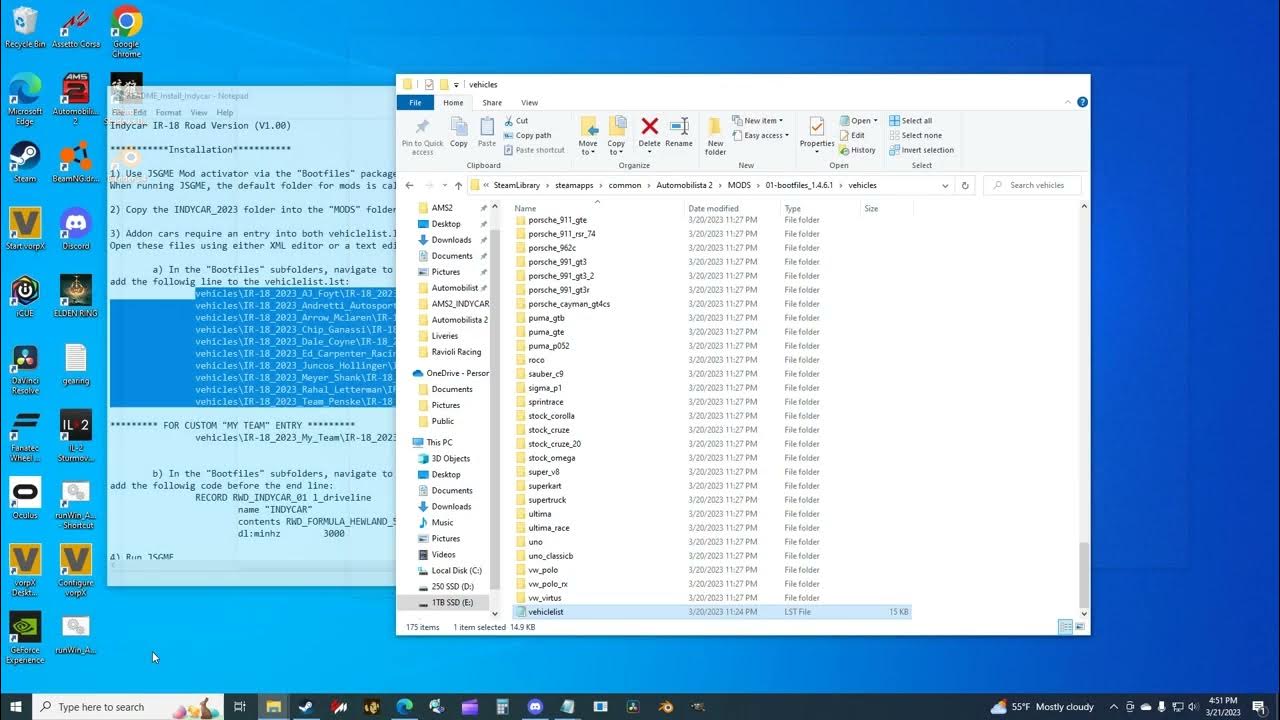 How to Install AMS2 Mods - YouTube