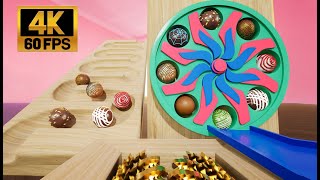 Chocolate Marble Run Race Shredder 3