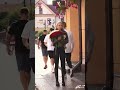 Random flowers for strangers.Their reactions?🌸#kindness #respect#FlowersForStrangers